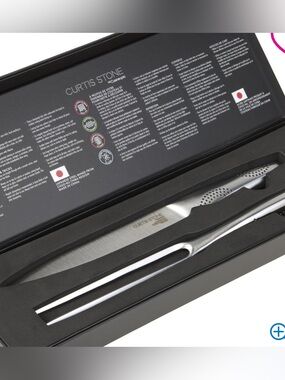 Curtis Stone Lightweight Carving Knife with Fork - NEW IN BOX
